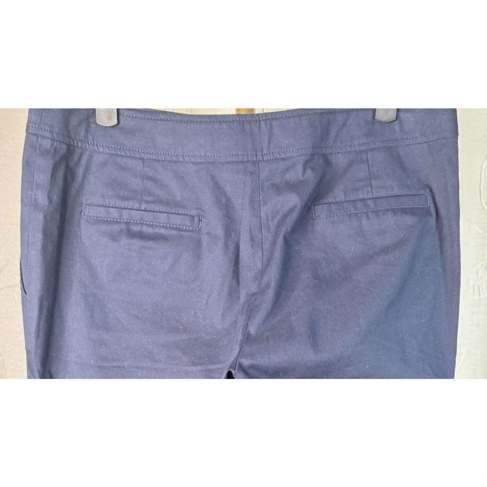 Tory Burch Trendy Straight Leg Cuffed Stretch Trousers, Size 8, NWT, MSRP $265